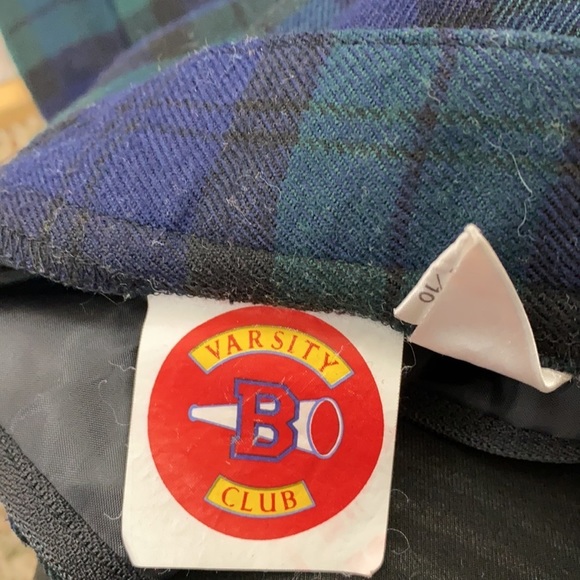 VNTG Varsity Club Plaid cheerleader skirt 9/10 - Picture 4 of 10